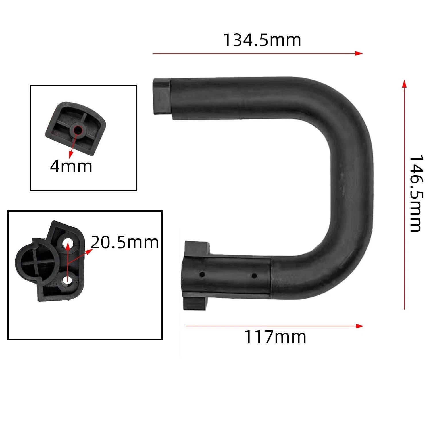 16 Inch Logging Saw Handle for Electric Chain Saw Accessories