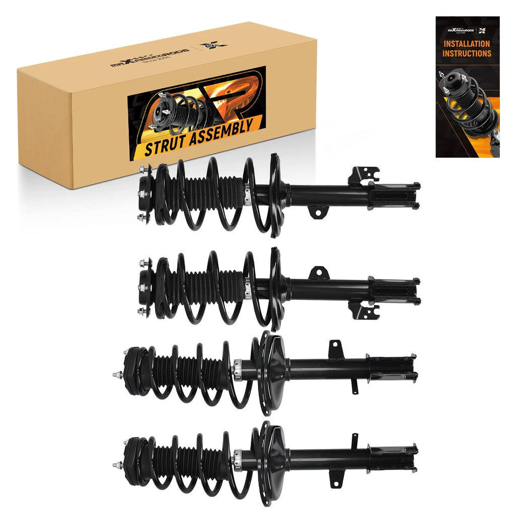 Set of 4 Quick Struts with Coil Spring for Toyota Highlander (2008–2010)