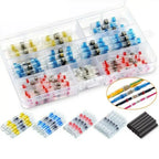 100pcs Waterproof Polyolefin Heat Shrink Butt Wire Connectors for Automotive