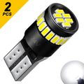 2X T10 License LED Plate Light Bulbs for AUXITO (6000K, 168, W5W, 194)