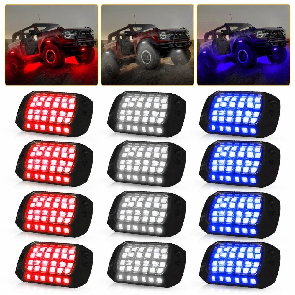 Set of 4 LED Underbody Lights for Universal Fit (Underglow)