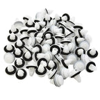 100x Car Rivet Clip Fender Trim Retainer Push Pin Sponge Pad