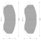 Front Disc Brake Pad Set Mitsubishi ASX (2010-2020)