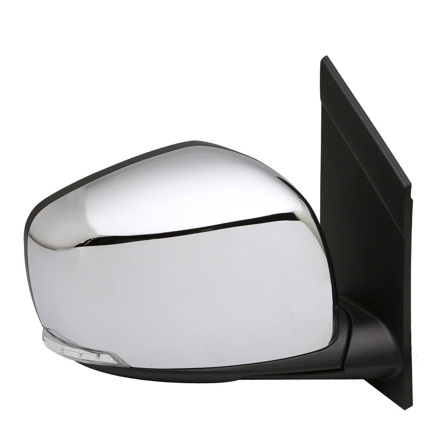 Replacement Passenger Side Door Mirror Chrome for Toyota Hilux (2005–2015)