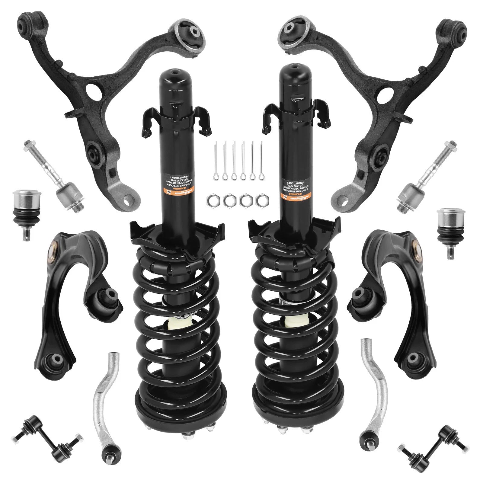 Suspension Kit Front Struts w/ Control Arms for Honda Accord (2008–2012)