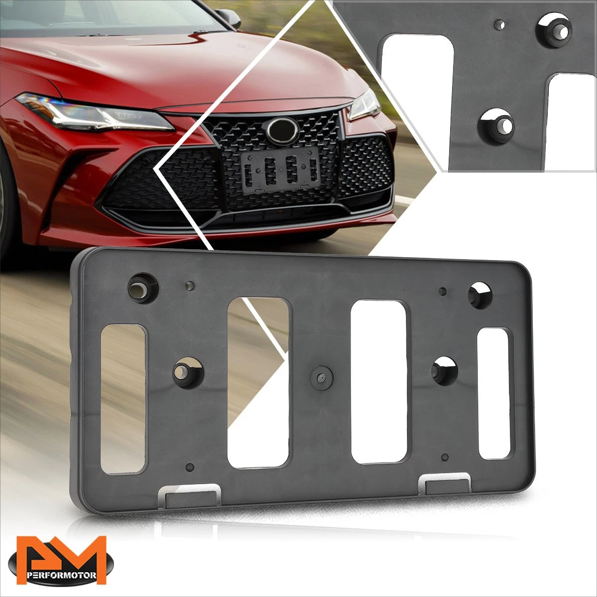 Front Bumper License Plate Mounting Bracket for Toyota Avalon (2019–2021)
