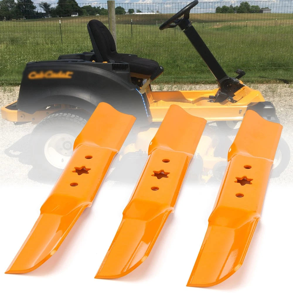 3 Blade Set 942-05052 & 742-05052 for Cub Cadet MTD 50" Deck Mower (50")