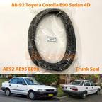 Trunk Lid Weatherstrip Rubber Seal for Toyota Corolla AE92 AE95 EE90 (1988-1997)