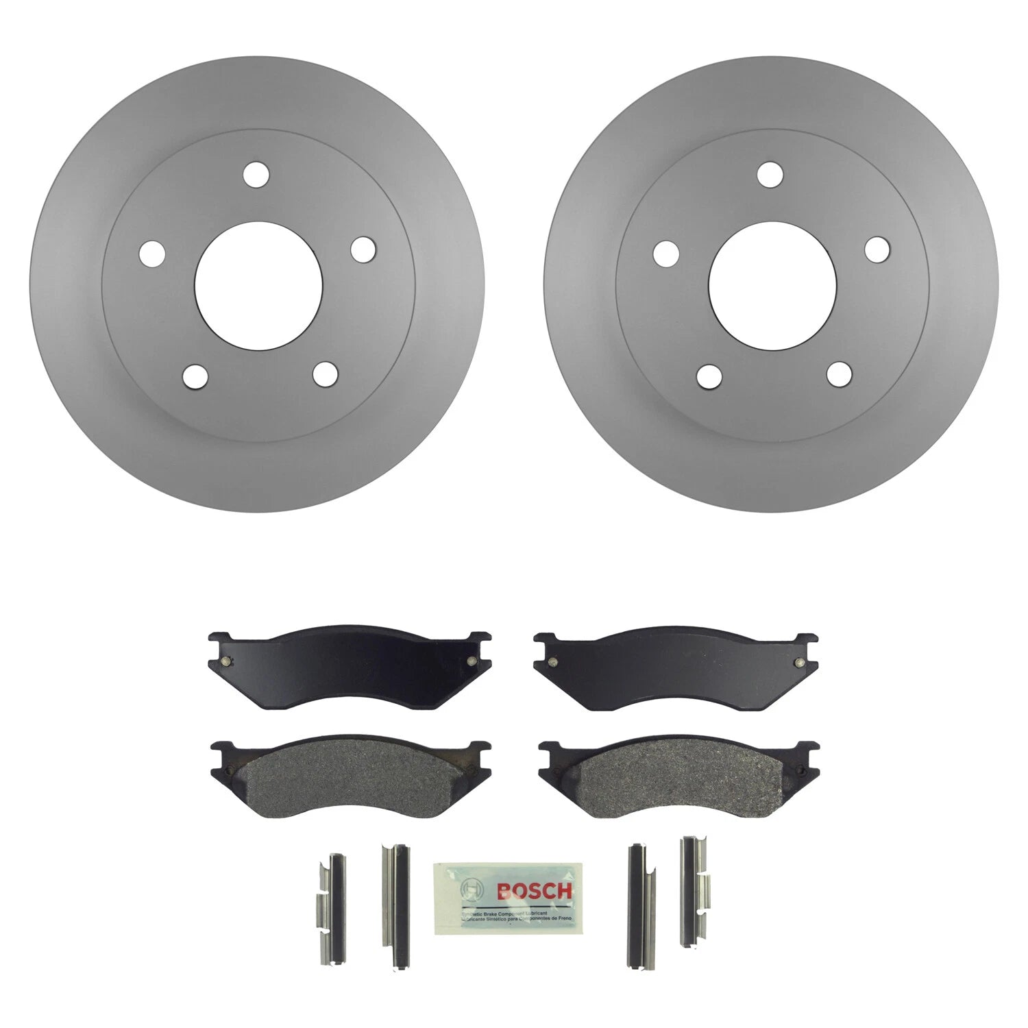 Bosch Quietcast Disc Brake Pad Kit for Dodge Ram 1500 4WD (2010–2023)