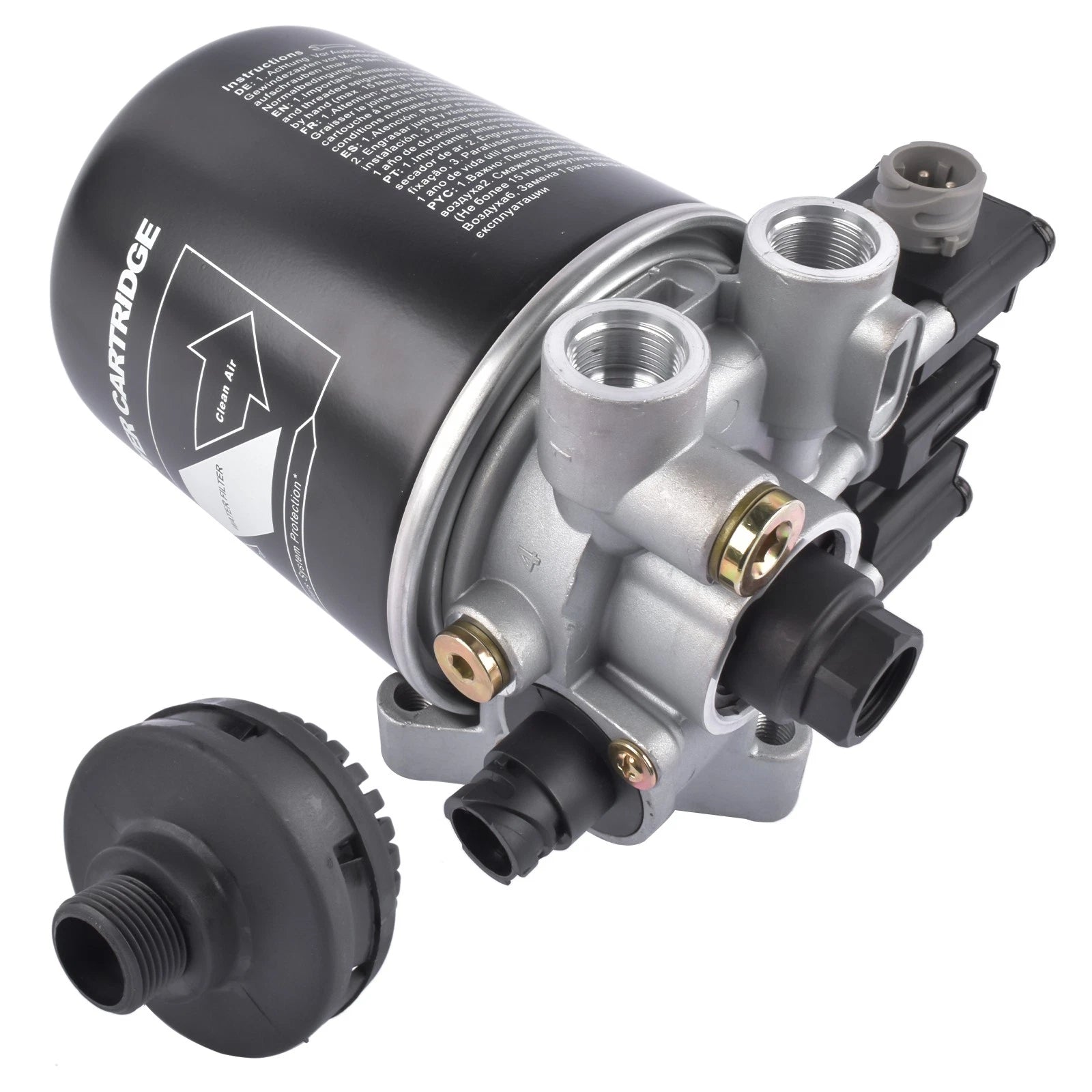 Air Dryer 12V 100W for Volvo (21440978, 4324252000) with Coalescing Cartridge