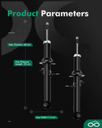 Front Pair of Shocks & Struts for Infiniti G37 (2009–2010)