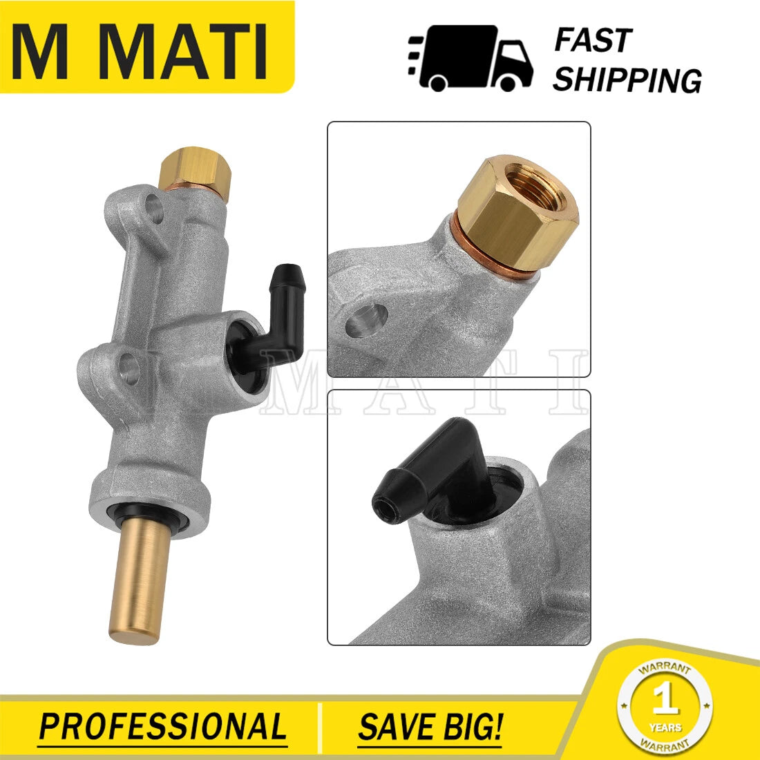 Rear Foot Brake Master Cylinder for Polaris Sportsman 400 4X4 (2001–2005) 1910301