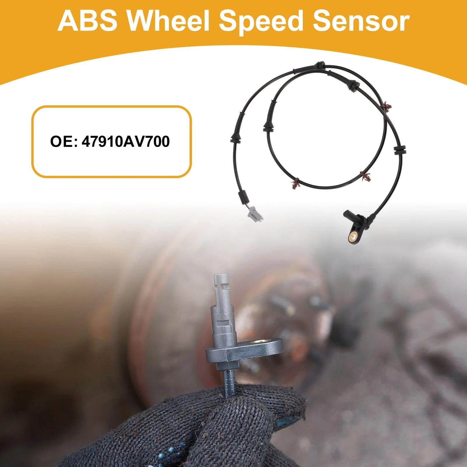 ABS Wheel Speed Sensor No. 47910AV700 for Nissan Primera (1990–2001)