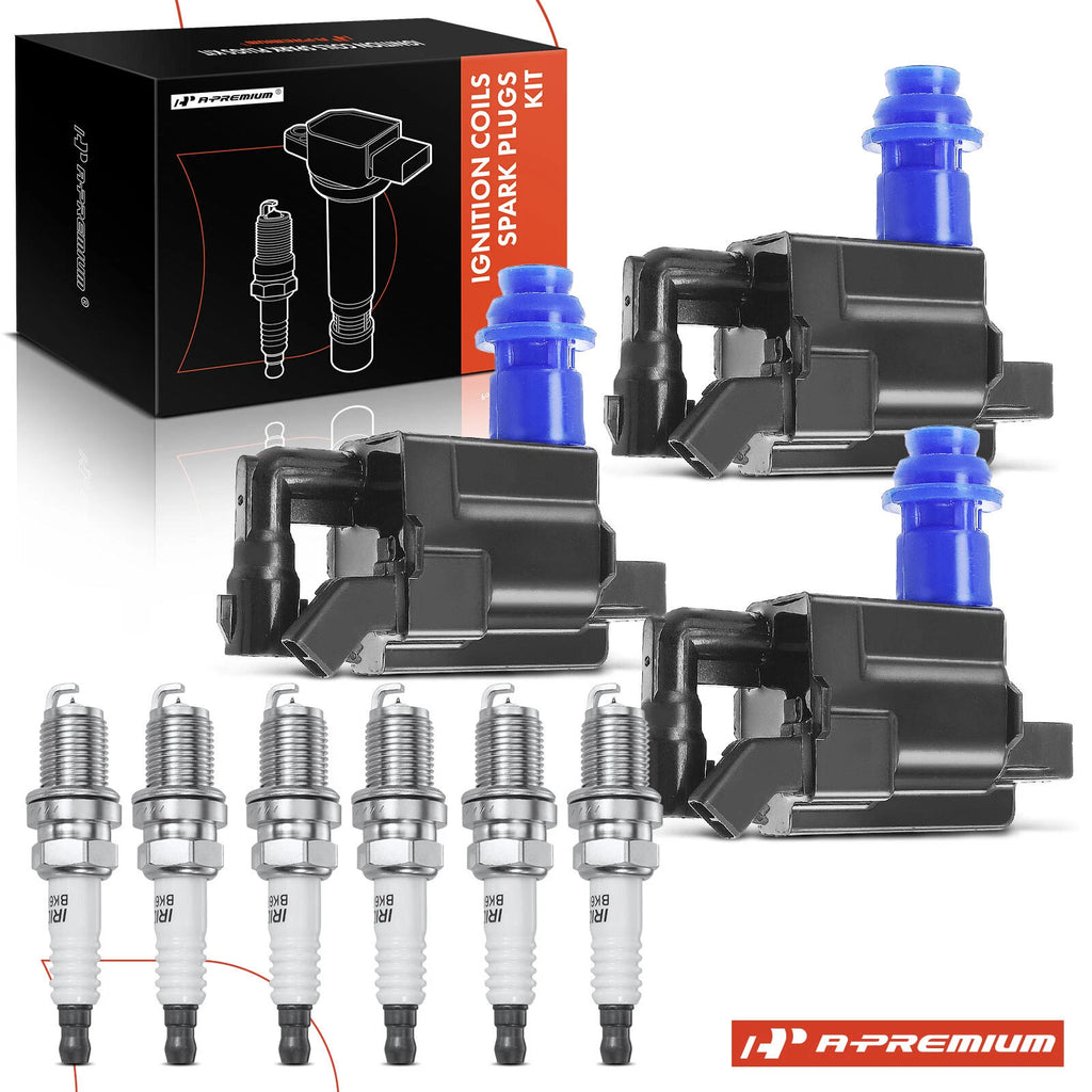 Blue Ignition Coil and Iridium Spark Plug for Lexus IS300 (2001–2005)