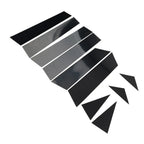 Pillar Post Set Door Window Trim Covers Gloss Black for Mazda CX-5 (2017-2024)