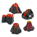 Fish Tank Decorations PVC Rockery Kit Aquarium Mountain Miniature