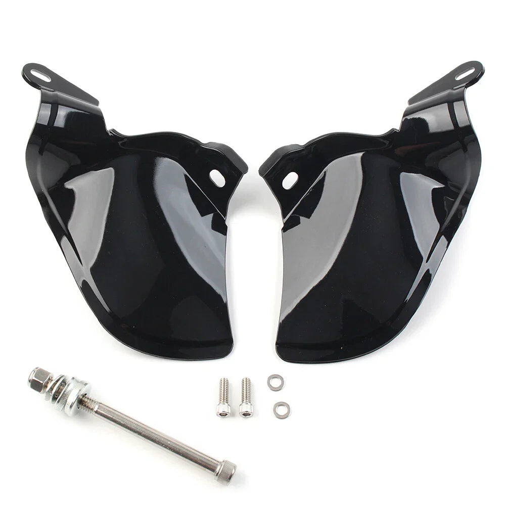 Reflective Smoke Saddle Shield Air Heat Deflector for Harley Softail (2018-23)