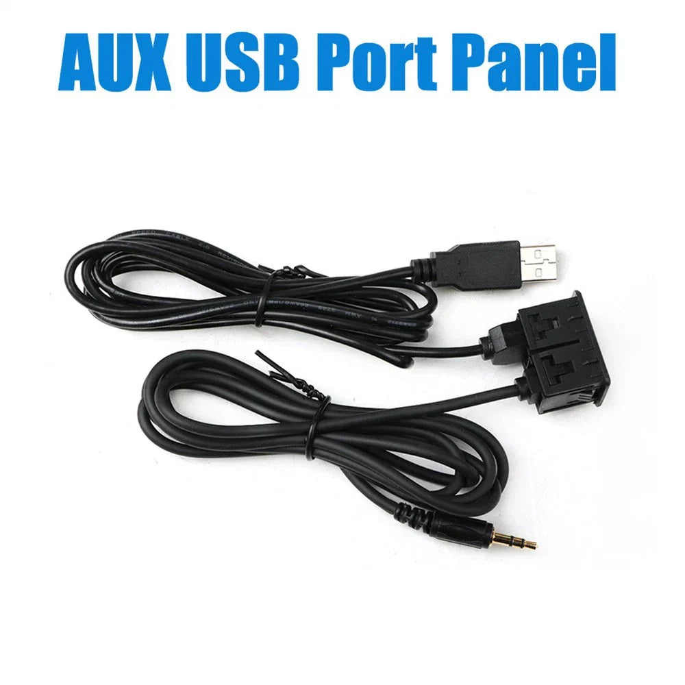 150cm USB Extension Cable Adapter for Car Dash Mount AUX Panel
