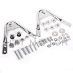 Chrome Tour Pak Pack Mount Rack Docking Hardware Kit for Harley Touring (1997–2008)