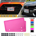 2-Pack Silicone License Plate Frame for Ford Model (2012–2024)