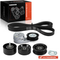 5X Serpentine Belt Drive Component Kit for Chevy Malibu (2006â2010)