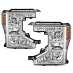 Chrome Amber Headlight Lamp for Ford F250-F550 SD (2020–2022)