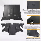 Skid Plate Set for Tesla Model 3 & Y (2017–2024) Engine Guard