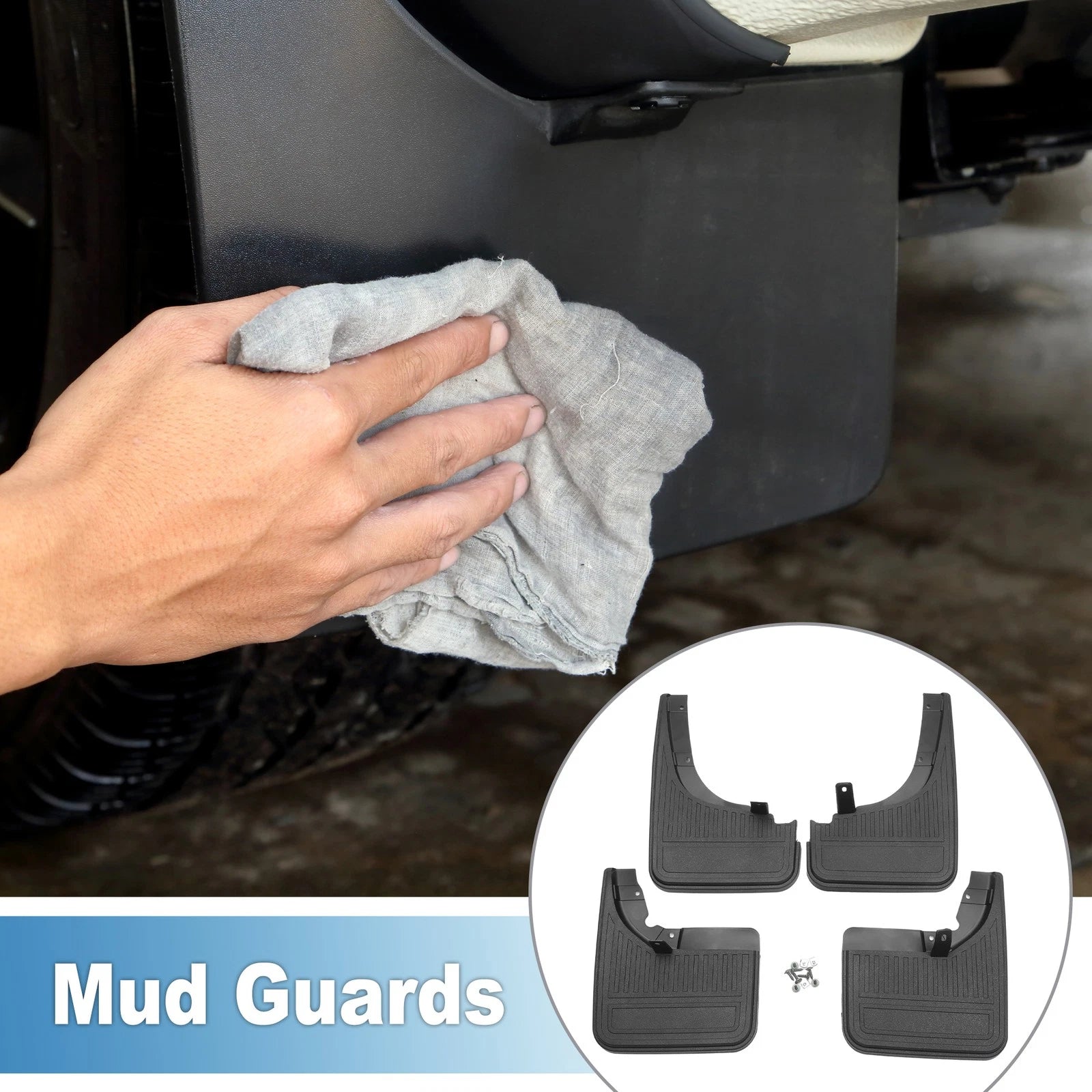 Mud Flap Splash Guard for Nissan Titan Crew/Extended XD (2020–2023)