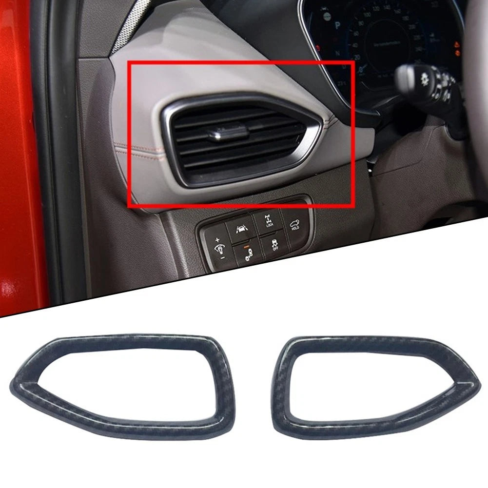 Carbon Fiber Side Air Outlet Vent Trim for Hyundai Santa Fe
