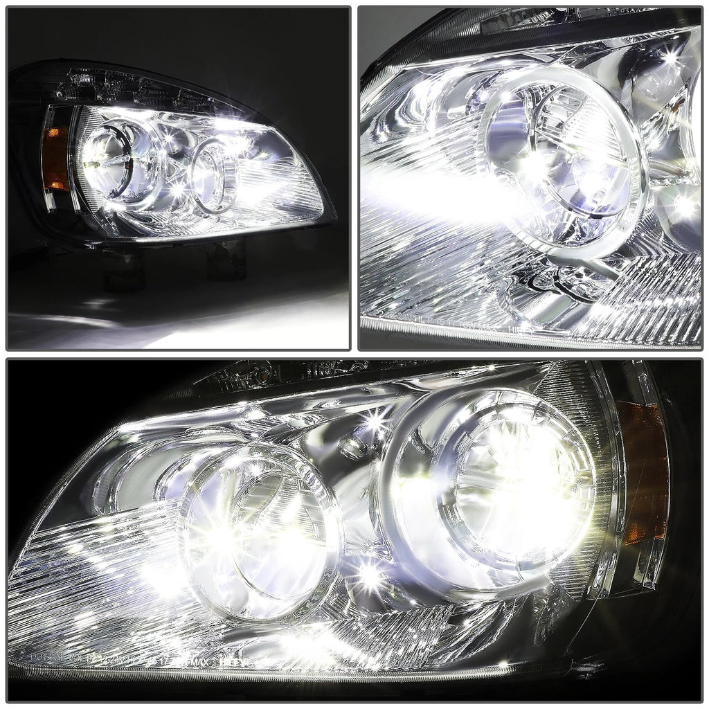Pair of LED Headlight Lamps Assembly for Freightliner Cascadia (2008–2017)