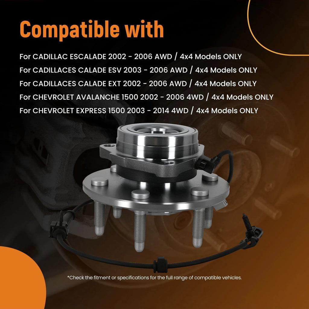 Front Wheel Hub Assembly for Cadillac ESV EXT (2002–2006) BR930304 515036