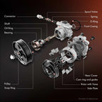 Power Steering Pump with Pulley & Reservoir for Ford Focus (2006–2011)