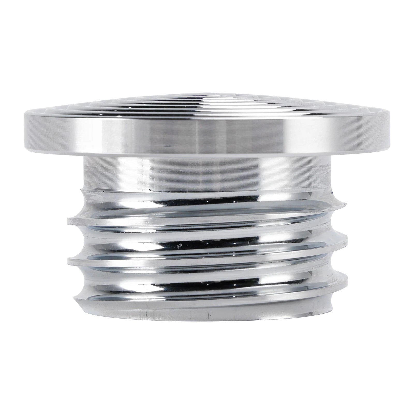 Chrome Aluminum Fuel Gas Cap for Harley Sportster XL, Dyna, Softail, Touring