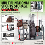 Golf Bag Storage Stand for Golf Clubs (Garage Organizer)