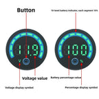 LED Digital Voltmeter DC 8V-120V for Battery Capacity Assessment