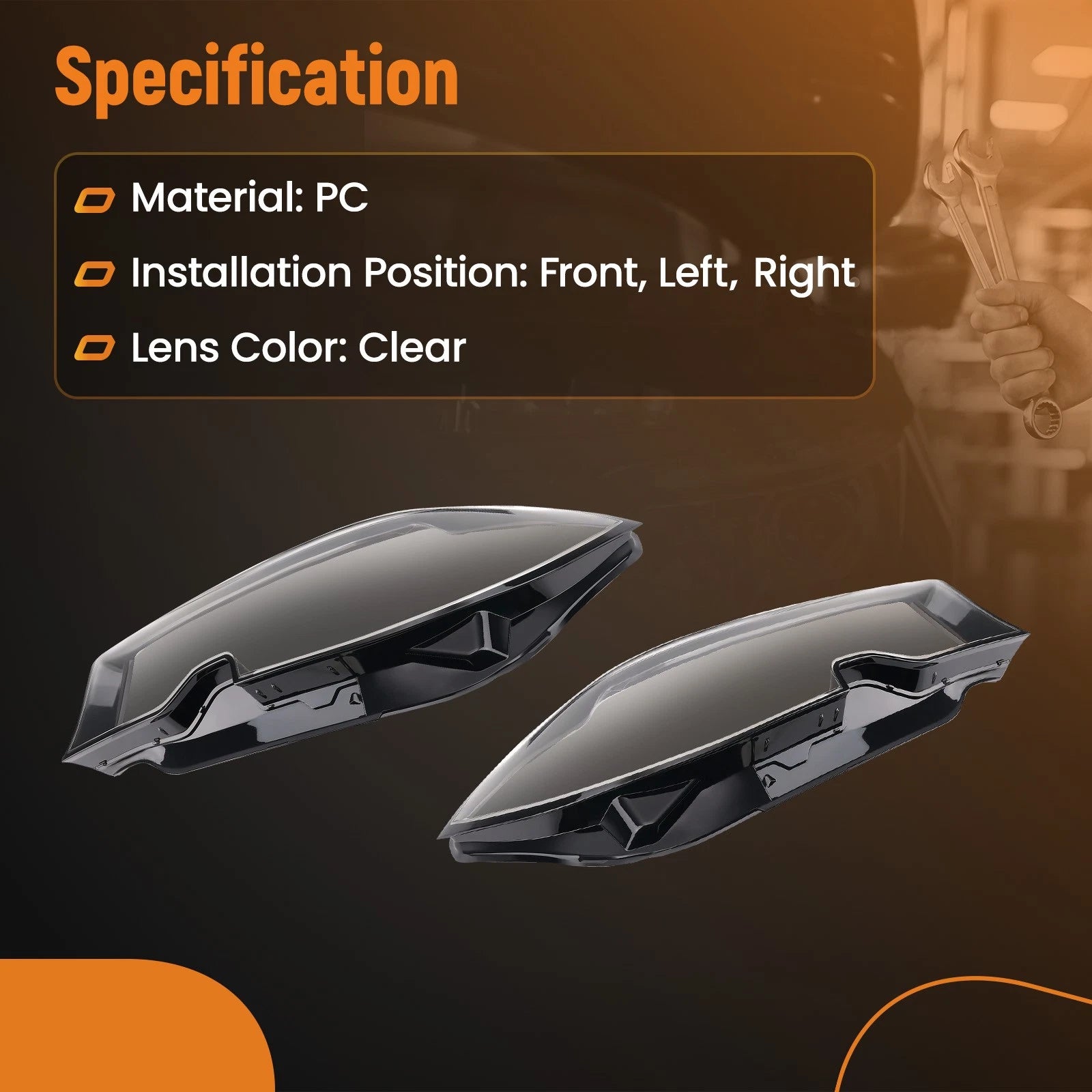 Headlight Lens Cover for BMW 3 Series G20 (2019-2021)