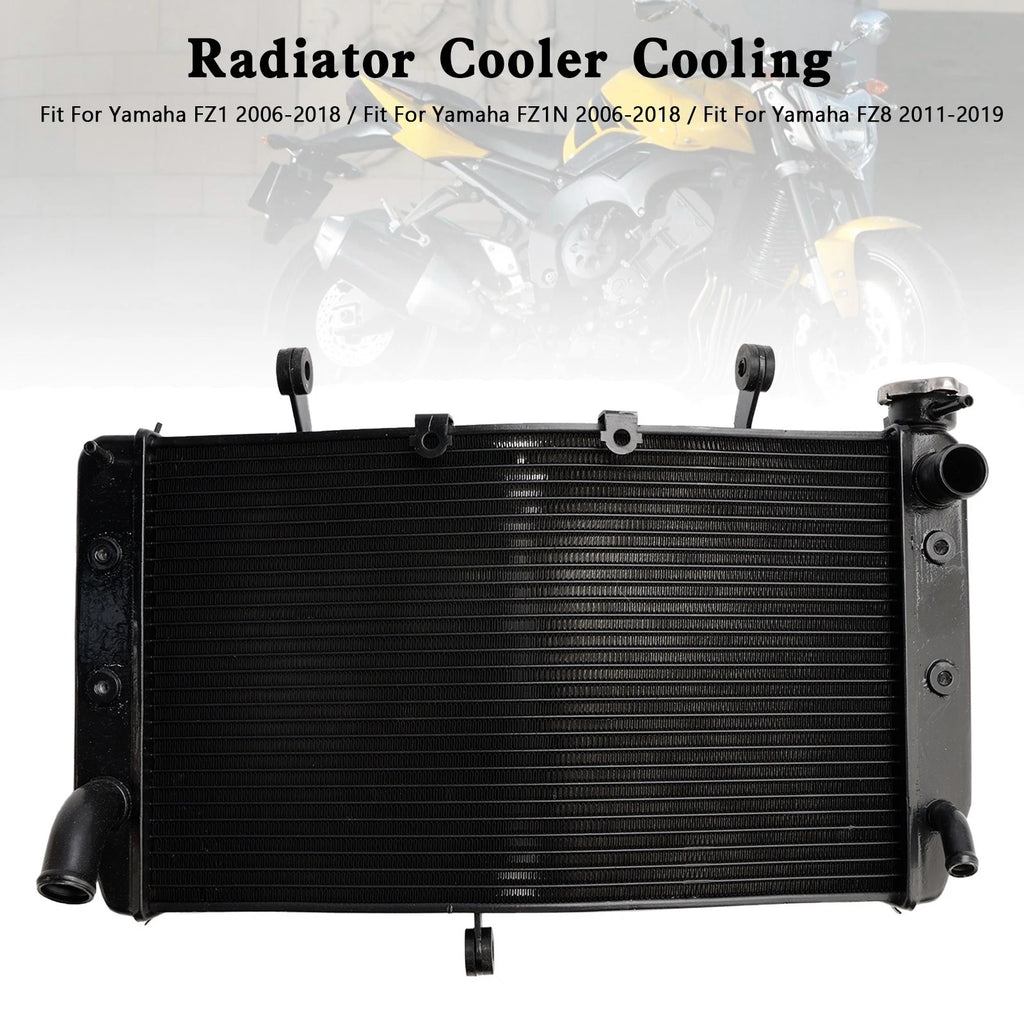 Aluminum Radiator for Yamaha FZ1 FZ1N (2006–2018), FZ8 (2011–2019)