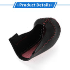 1 Pc Gear Shift Knob Cover for Hyundai Tucson (2015–2018) Wine Red Black