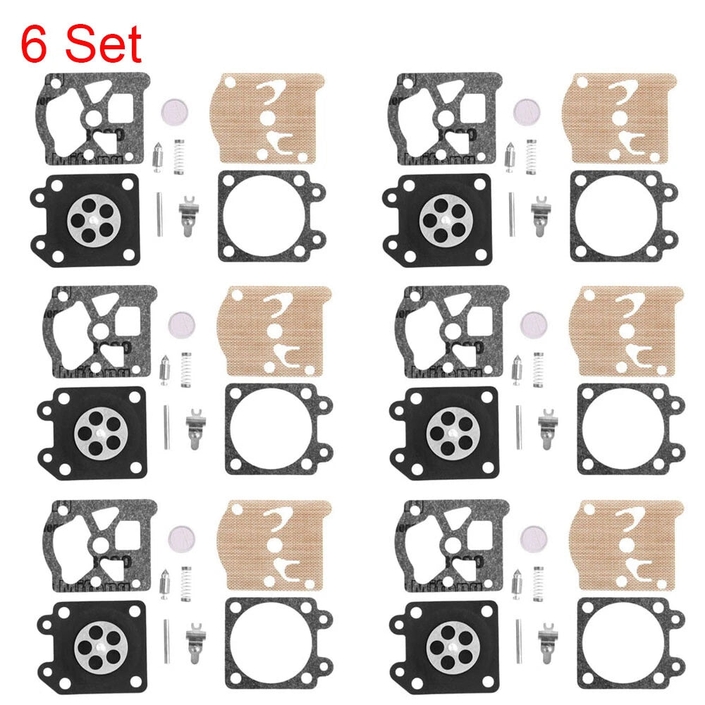 6X Carburetor Diaphragm Kit for Chainsaw 38/45/52/58 4500 5200 5800