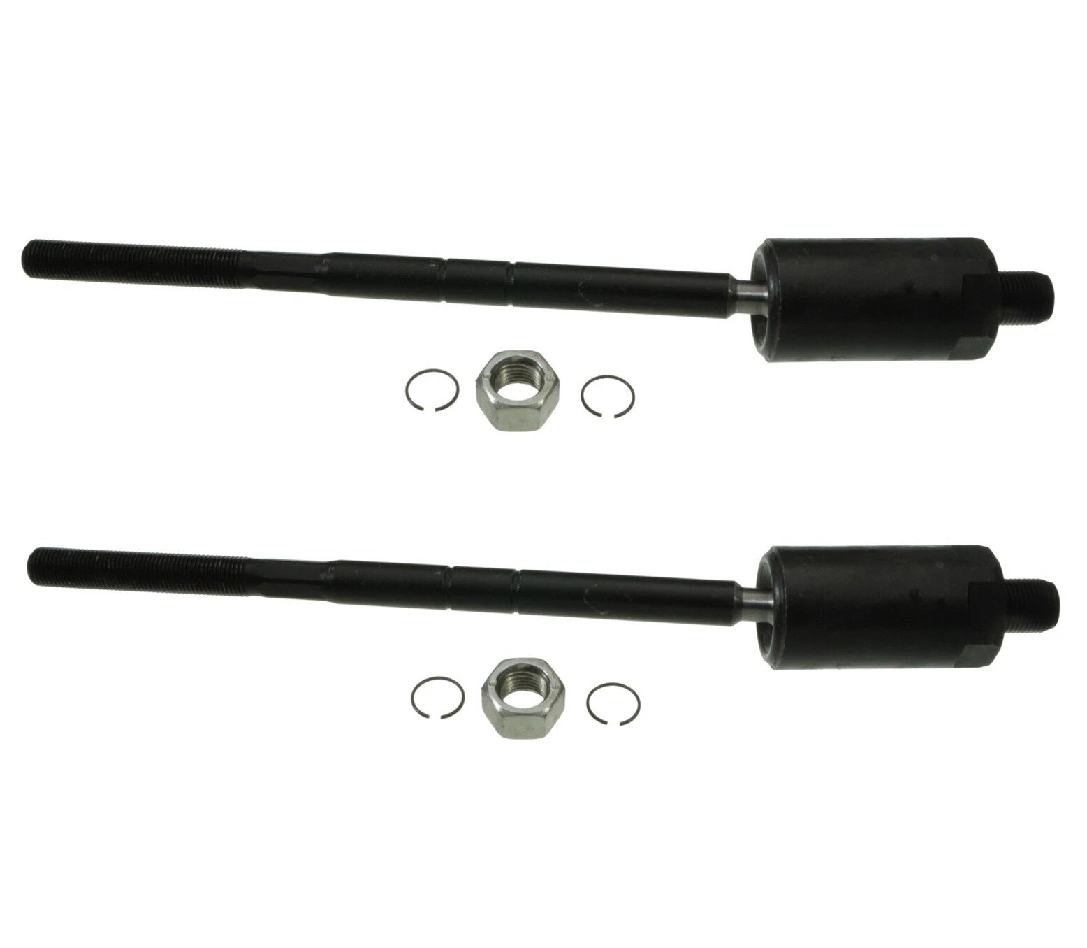 Set of 2 Front Inner Steering Tie Rod Ends for Ford Explorer (Moog EV421)