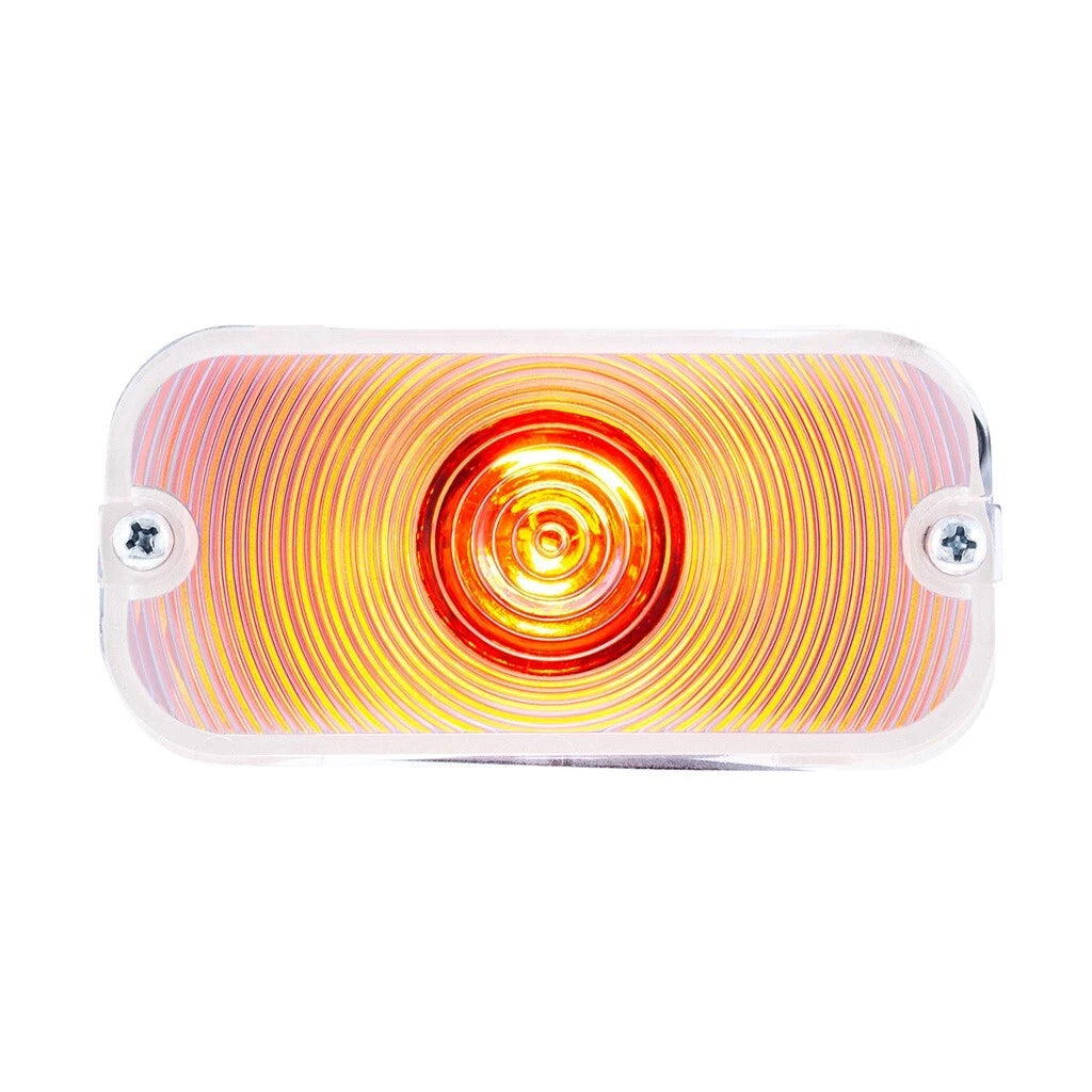 Clear Turn Signal Parking Light Assemblies for 1966-1968 Ford Bronco