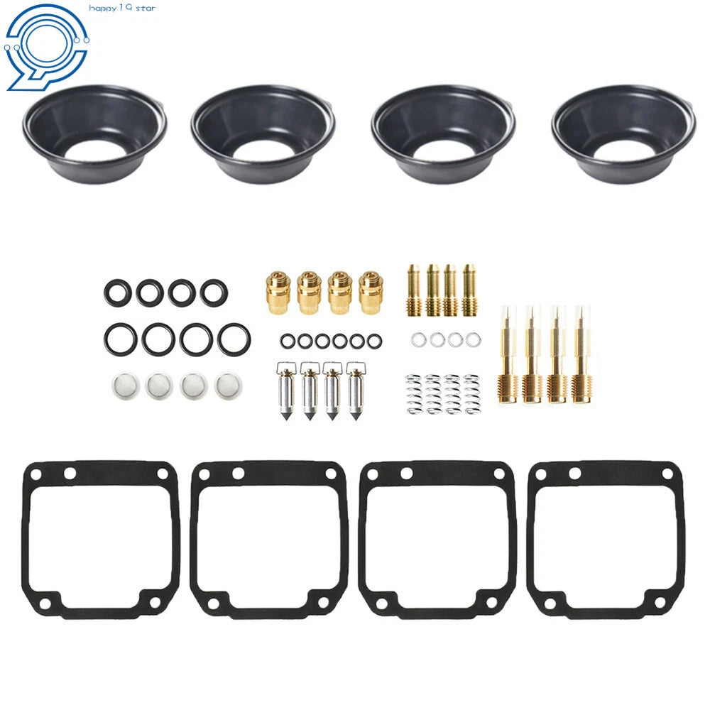 Set of 4 Carburetor Repair Kits for Yamaha XJ550 Maxim (1981–1983)
