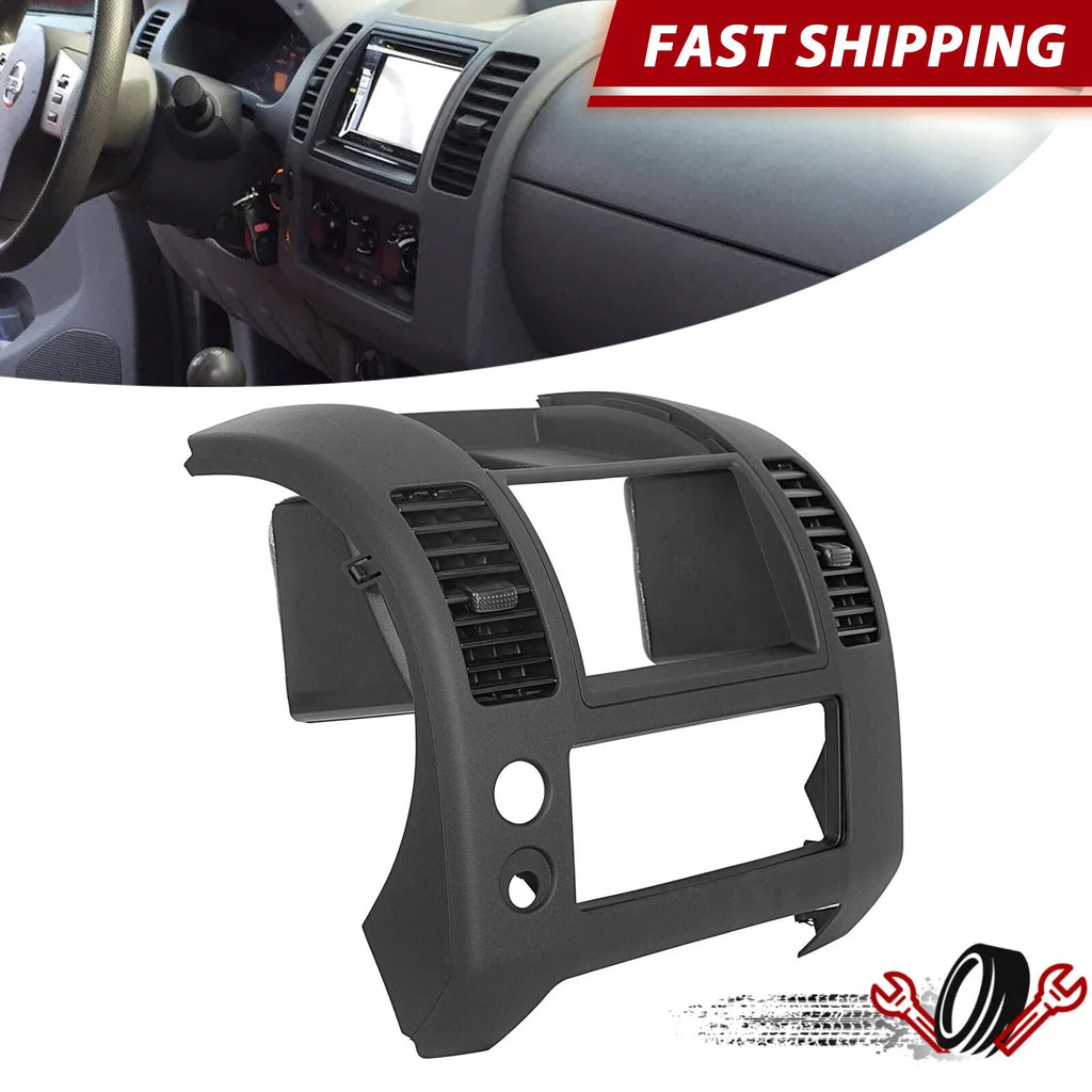 Matte Black Center Dash Console Panel for Nissan Frontier (2005–2020)
