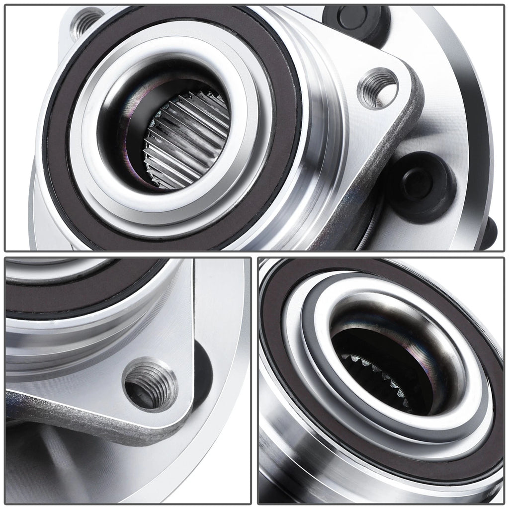 Set of 4 Wheel Bearing & Hub for Cadillac SRX (2010–2016) & Saab 9-4X (2011)