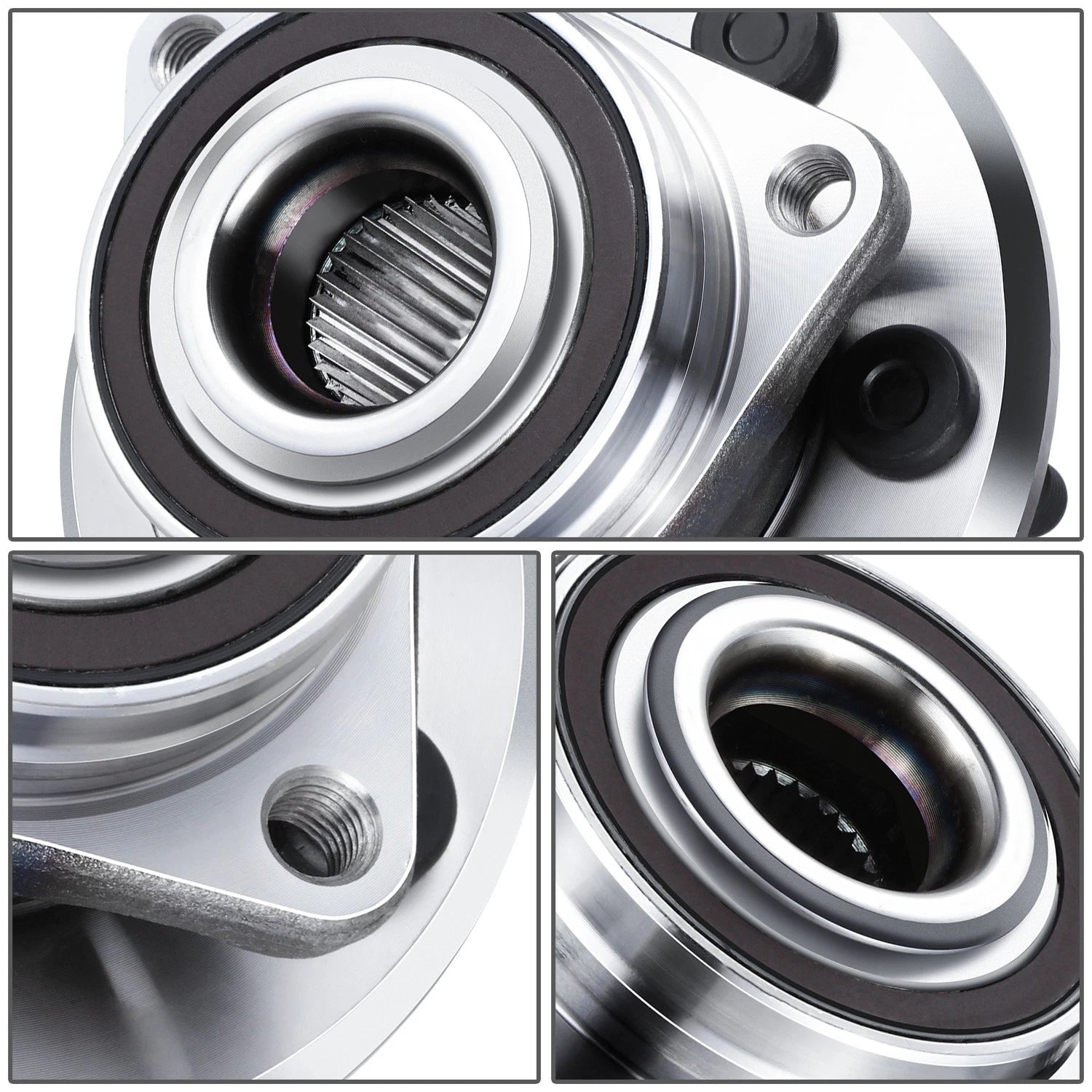 Set of 4 Wheel Bearing & Hub for Cadillac SRX (2010–2016) & Saab 9-4X (2011)