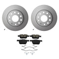 Set of 4 Hella Rear Rotors & Bosch QuietCast Ceramic Pads for VW A3 e-Golf (2015–2020)