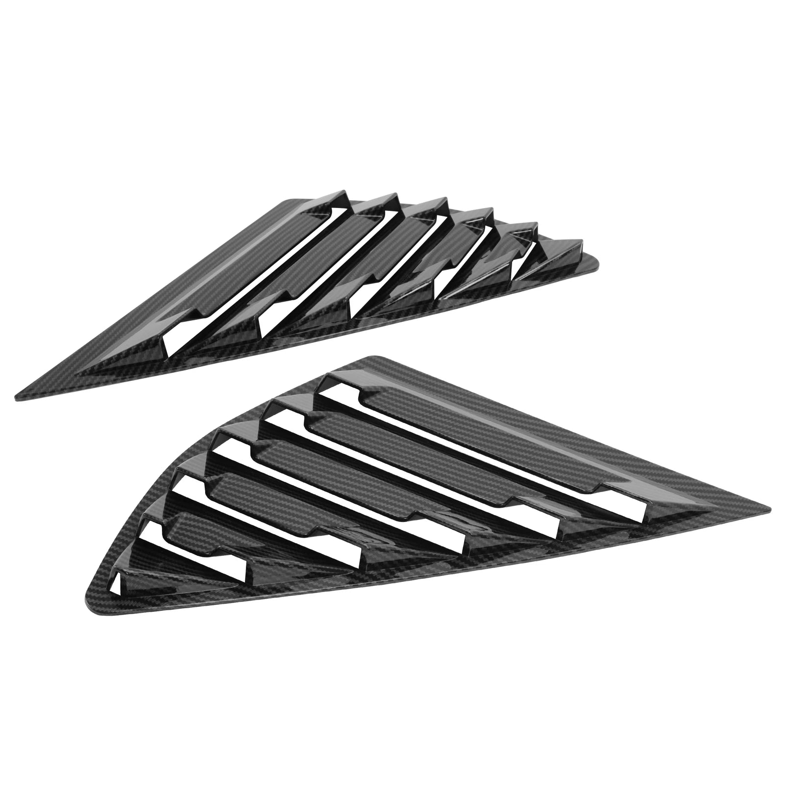 Pair Rear Side Window Louvers Cover for Ford Fusion Mondeo (2013–2020)
