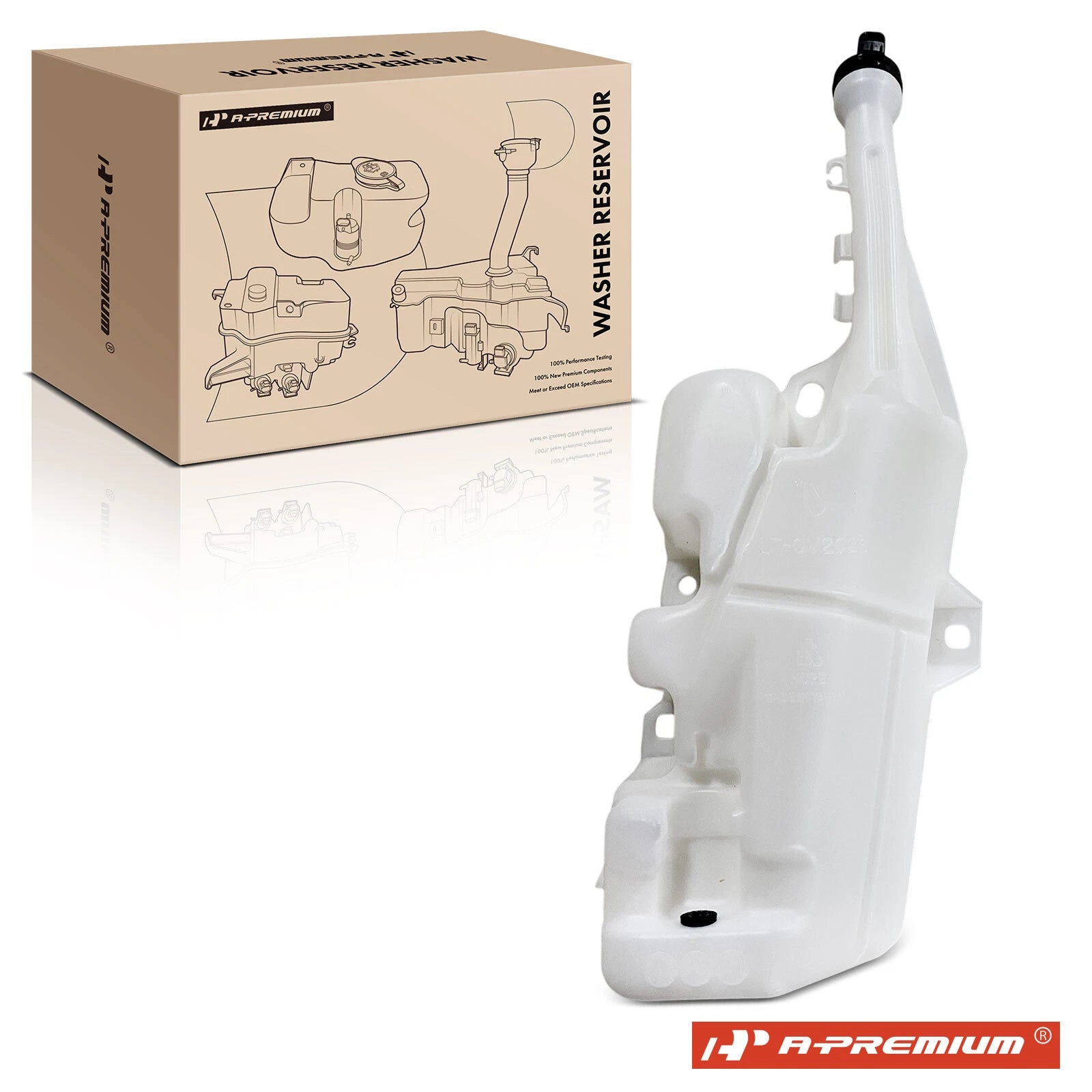 Windshield Washer Tank Filler Neck with Cap for Chevy Camaro 