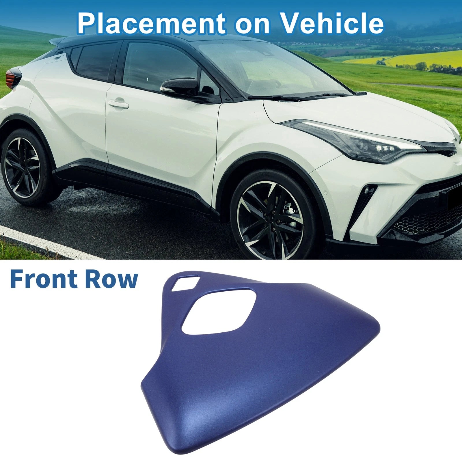 1 Pcs Headlight Trim Bezel for Toyota C-HR (2017–2021)