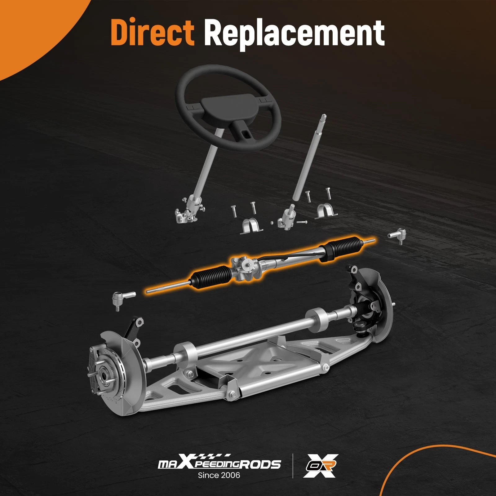 Power Steering Rack and Pinion Assembly for Acura MDX (2007–2013)